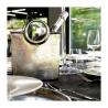 Sac seau à vin en aluminium argenté cm 21x14x25,5