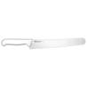 Sanelli Ambrogio Onda Supra 4D couteau à pain en acier inoxydable et manche blanc cm 38,5