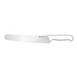 Cuchillo para pan Sanelli Ambrogio Soft Supra 4D de acero inoxidable y mango blanco cm 38,5