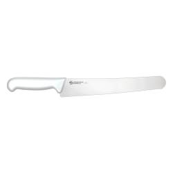 Cuchillo panero Sanelli Ambrogio Micro Supra 4D en acero inoxidable y mango blanco cm 38,5