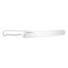 Cuchillo panero Sanelli Ambrogio Micro Supra 4D en acero inoxidable y mango blanco cm 38,5