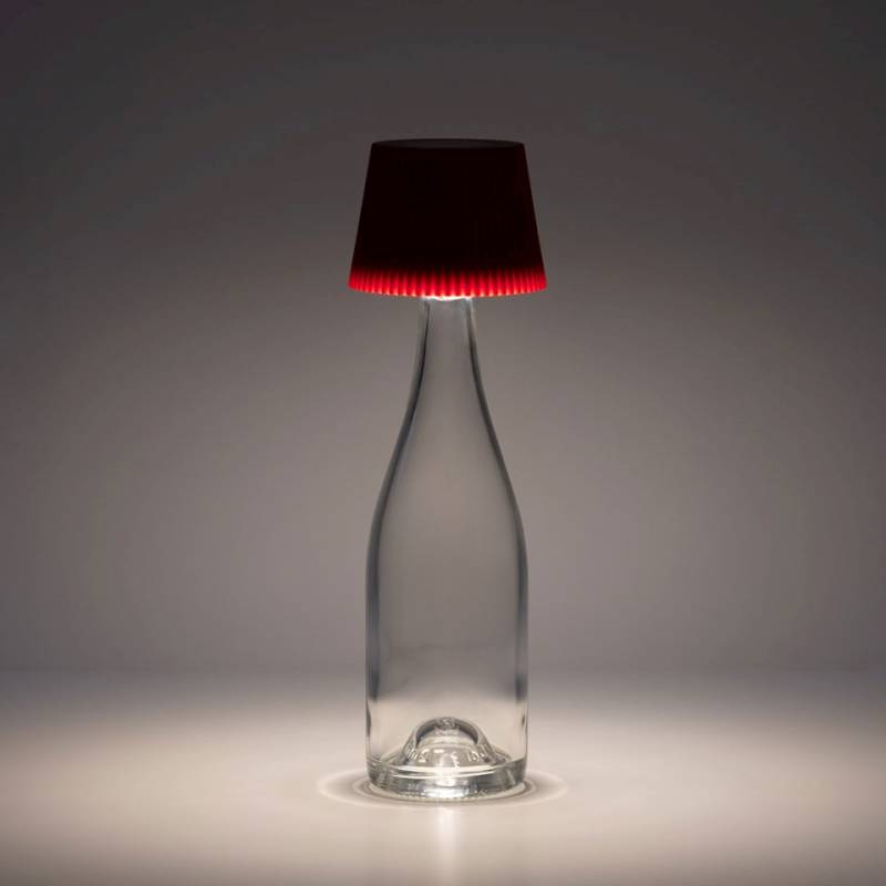 Pantalla LED Sun One Light recargable rojo lava
