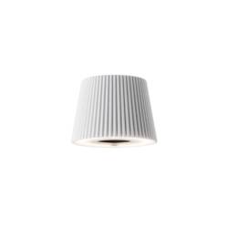 Abat-jour LED rechargeable blanc fumé Sun One Light