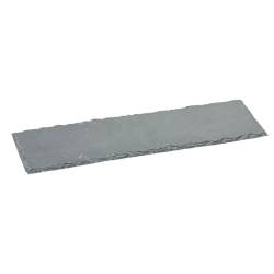 Assiette rectangulaire en ardoise 36x11.5 cm