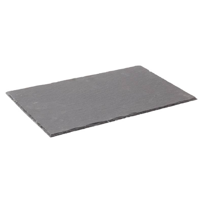 Assiette rectangulaire en ardoise 35x23 cm