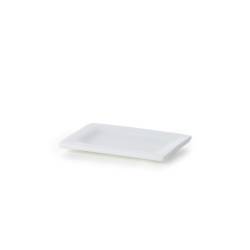 Tapón de porcelana blanca mate 6x4 cm