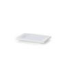 Tapón de porcelana blanca mate 6x4 cm