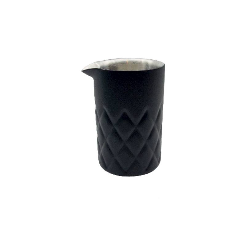 Lata de mezcla Hierro Doble Pared acero inoxidable negro cl 60
