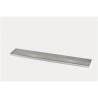 Tapis de bar avec grille à trous ronds en acier inoxydable cm 65x11x2