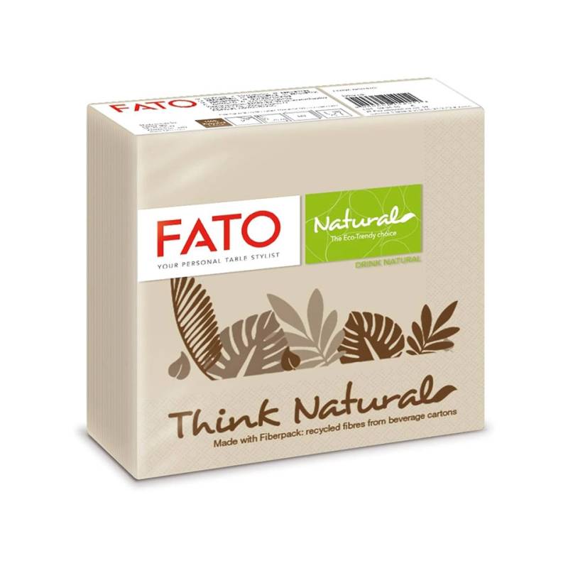Serviette Think Natural en Fiberpack® 25x25 cm