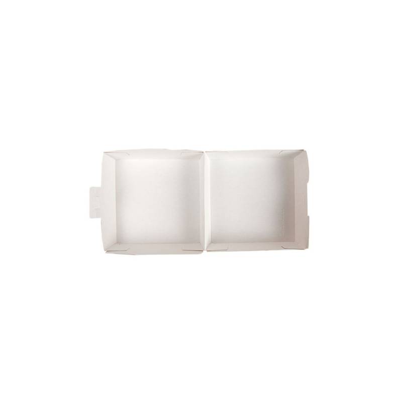 La boîte à hamburgers Pack en carton brun 14,2x13,7x6,1 cm