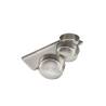 Snack Holder cuadrado de acero inoxidable 27,5x9,5 cm