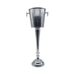 Miroir-colonne en acier inoxydable Decò 72,3 cm
