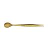 Muelle de cocinero con acero inoxidable dorado Cuchara triangular cm 17