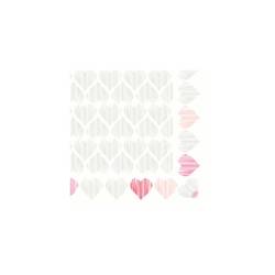 Amour Bio Dunisoft gemusterte Serviette 40x40 cm