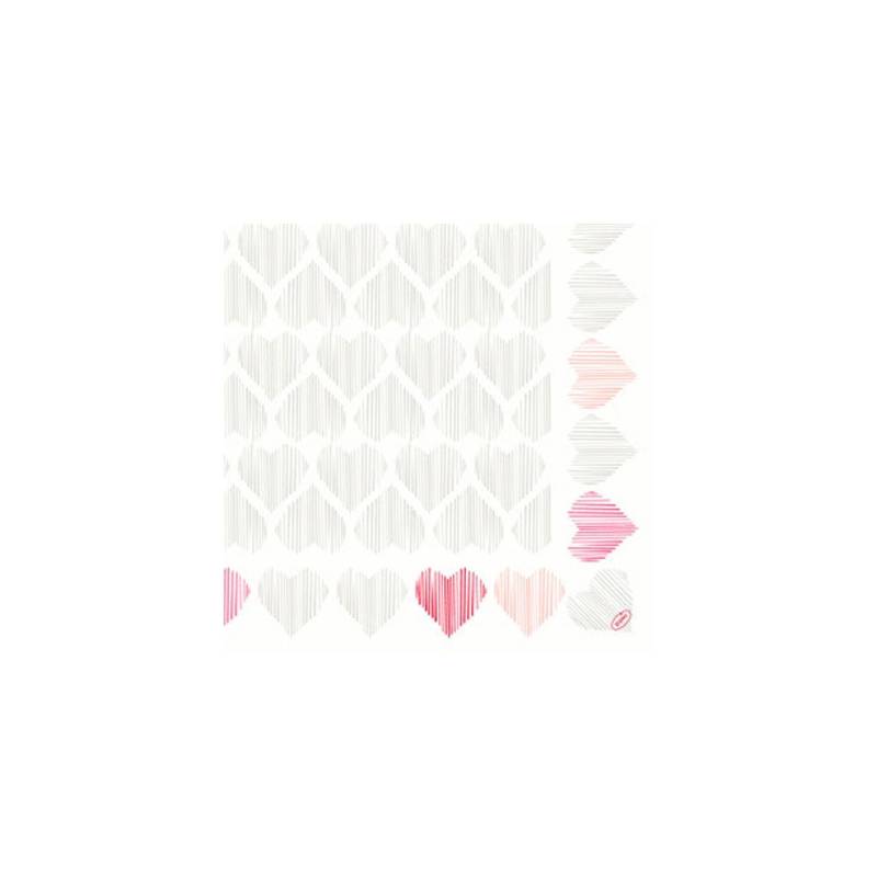 Amour Bio Dunisoft gemusterte Serviette 40x40 cm