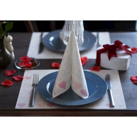 Amour Bio Dunisoft serviette à motifs 40x40 cm