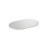 Assiette de service en acier inoxydable Lake Duni 36x23 cm