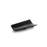 Porcelaine noire mate Coppo Mini Plate cm 18x10,5