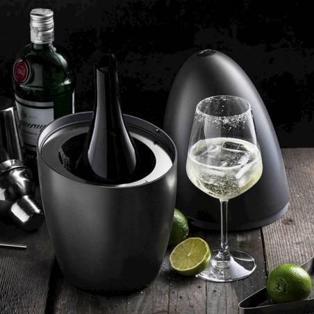 Portabotellas térmico Wegg Basic en abs negro