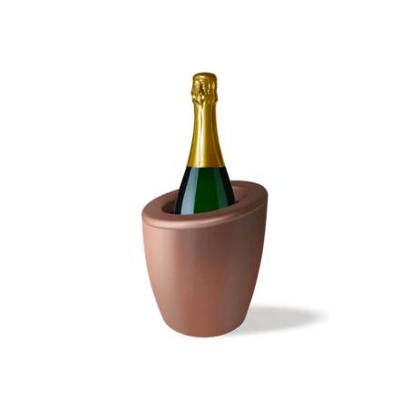 Porte-bouteille thermique Demi Metal Touch en cuivre abs