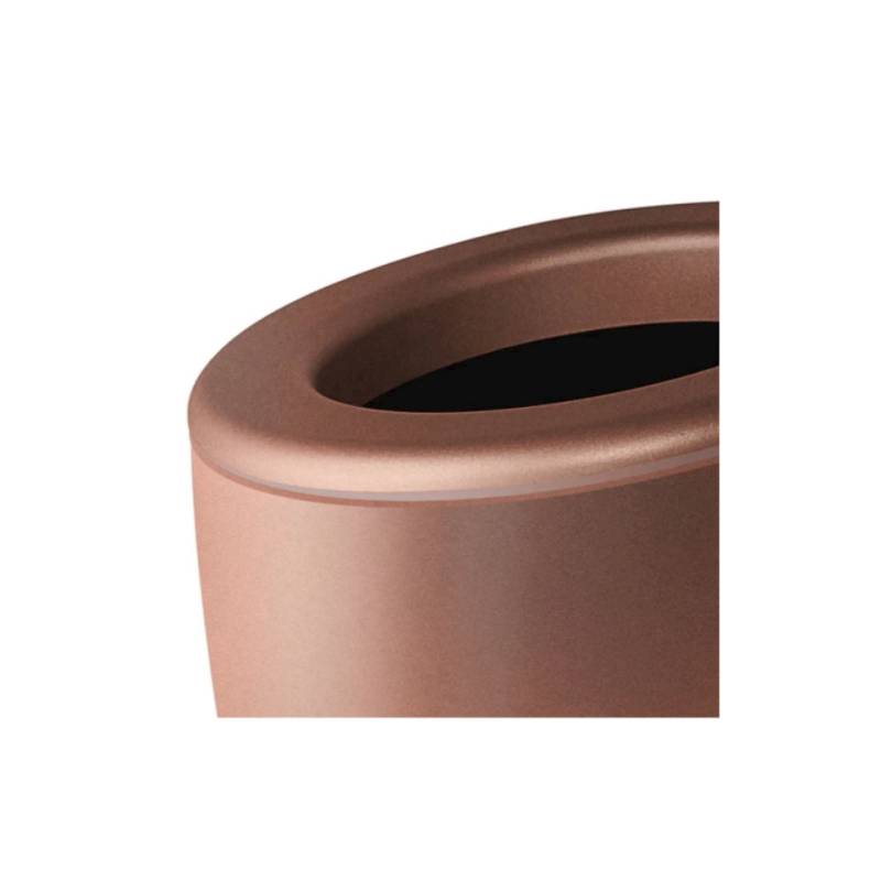 Porte-bouteille thermique Demi Metal Touch en cuivre abs