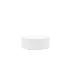 Porte-pilier Gourmet en porcelaine blanche 10,5x4 cm