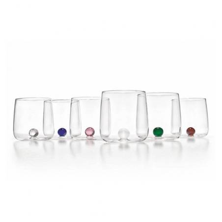 Bilia Azafrán vaso de cristal hecho a mano con balanza cl 44