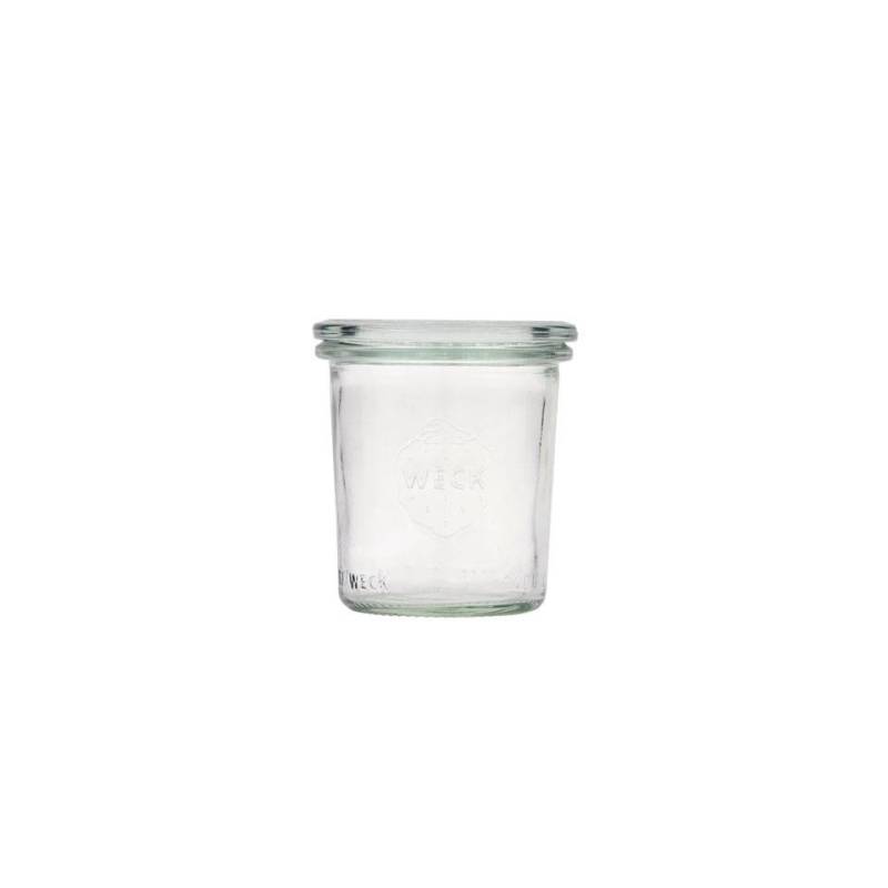 Bocal Weck avec couvercle en verre cl 14
