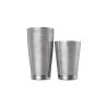 Shaker boston 2 pièces acier inoxydable diamant treillis décoration oz.18/28