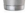 Coctelera boston 2 piezas acero inoxidable diamante enrejado decoración oz.18/28