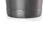 Coctelera boston 2 piezas acero inoxidable diamante negro enrejado decoración oz.18/28