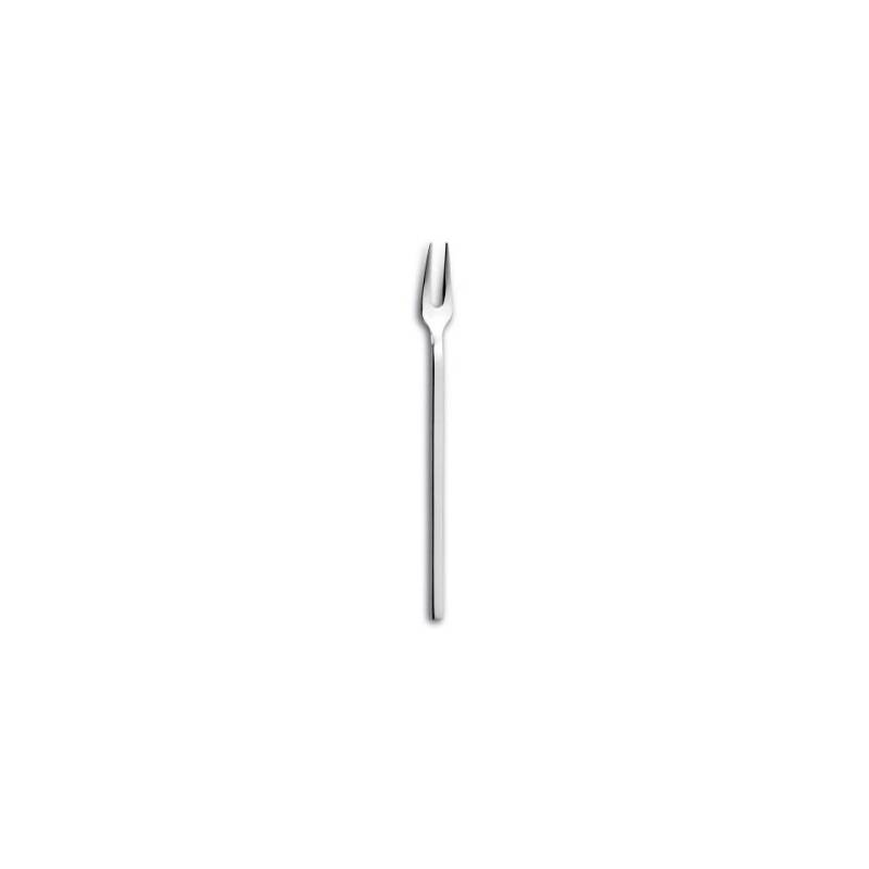 Tenedor de fruta de 2 puntas de acero inoxidable Lab 12,4 cm
