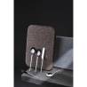 Cuillère de dégustation et à riz ovale Lab en acier inoxydable 10,2 cm