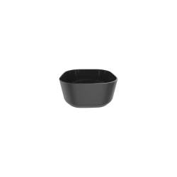 Coupe à entrée carrée en polystyrène noir 9,5x4,7 cm