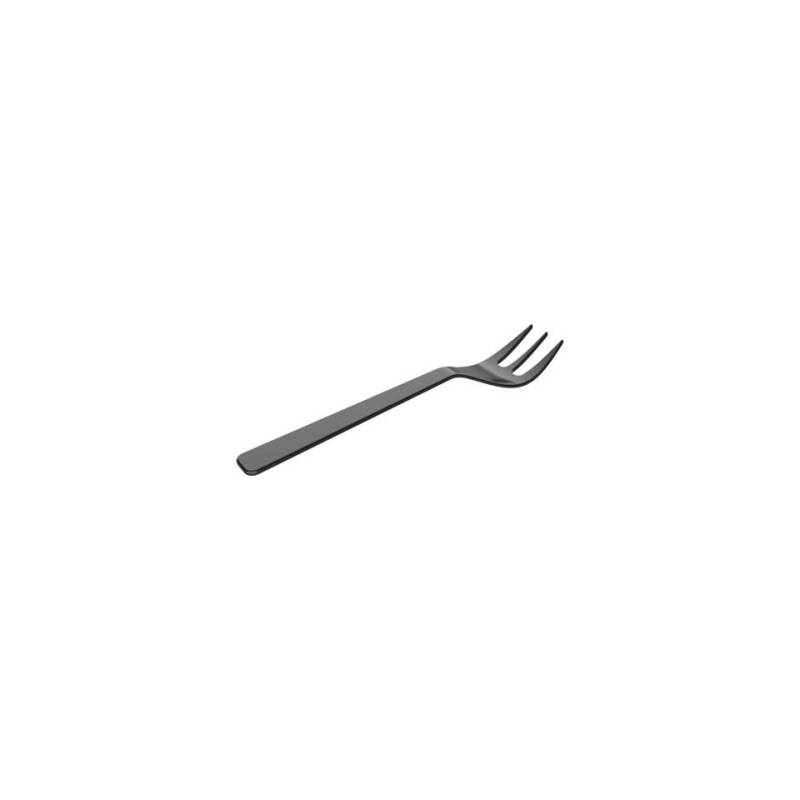 Fourchette noire en polystyrène 9,5 cm