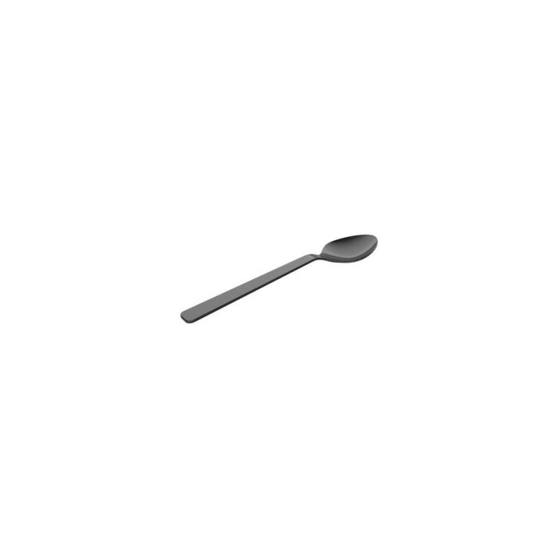 Cuillère en polystyrène noir 9,5 cm