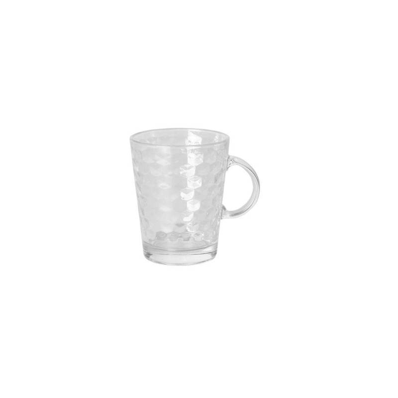 Taza de té de vidrio con asa cl 36