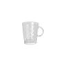 Taza de té de vidrio con asa cl 36