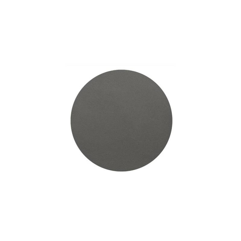 Sous-verre rond en pvc stratifié Star gris clair cm 10