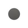 Sous-verre rond en pvc stratifié Star gris clair cm 10
