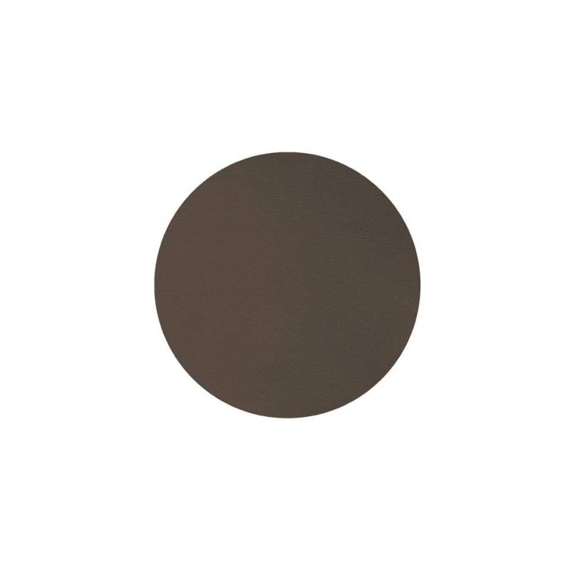 Posavasos redondo estrella pvc laminado marrón cm 10