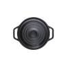 Le Pignatte Risolì Cocotte ronde antiadhésive en aluminium à 2 poignées avec couvercle pour induction 24 cm