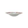 Maritime Sorrento cuenco para pasta de porcelana blanca con flores rojas 26,5 cm