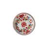Maritime Sorrento assiette creuse en porcelaine blanche avec fleurs rouges cm 22