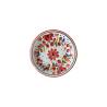 Maritime Sorrento assiette plate en porcelaine blanche avec fleurs rouges cm 21