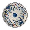 Maritime Capri assiette à pizza en porcelaine blanche avec fleurs bleues cm 33