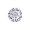 Sonia Blue Assiette creuse en porcelaine bleue et blanche avec décor de papillons 22 cm