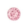 Sonia Pink Assiette plate en porcelaine blanche et rose avec décoration papillon 22 cm