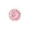 Piatto piano Sonia Pink in porcellana bianca e rosa con decoro farfalle cm 17